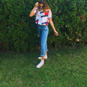 Super cute John halt denim boyfriend jeans